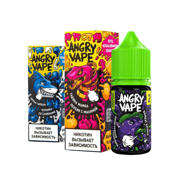 Жидкость Angry Vape Salt 2% 30 ml