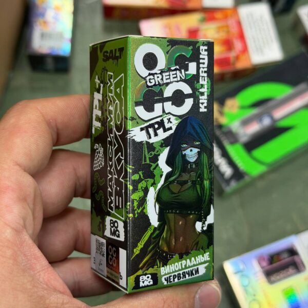 OGGO x TPL KillerWa GREEN Strong Salt 2% 30 ml